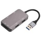 NK-3049HD 6 in 1 USB Male to MS / TF Card Slot + USB 3.0 + 3 USB 2.0 Female Adapter - 1