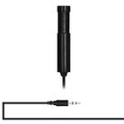 Yanmai SF555 Mini Professional 3.5mm Jack Studio Stereo Condenser Recording Microphone, Cable Length: 1.5m, Compatible with PC and Mac for Live Broadcast Show, KTV, etc.(Black) - 1