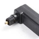 EMK 360 Degree Male to Female Conversion Head Optical Fiber Adapter Audio Adapter - 3