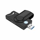 Rocketek CR310-B USB3.0 Multi-function IC Smart Card / SD / TF / SIM Card Reader - 1