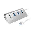 Rocketek HC422 USB3.0 x 3 + SD / TF Card Reader HUB Adapter - 1