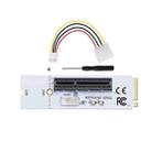 NGFF M.2 Key M to PCI-E 1X / 4X / 8X / 16X Graphics Card Mining Slot Adapter Riser Converter Card with LED & 4 Pin Power Cable - 1