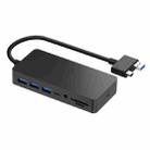 Rocketek SH701 11 in 1 1000M RJ45 / USB 3.0 HUB Adapter for Surface Pro 5 / 6 - 1