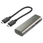 Rocketek HC463 USB3.1 Gen2  to Type-C 3.1 + USB 3.1 + SD / TF 6 in 1 HUB Adapter - 1