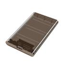 SATA3 to USB Mobile Hard Disk Box Hard Drive Enclosure(Dark Brown) - 2