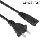 High Quality 2 Prong Style US Notebook AC Power Cord, Length: 3m - 1