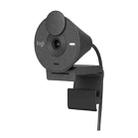 Logitech Brio 300 2MP 1080P Full HD IP Camera with Noise Reduction Microphone (Black) - 1