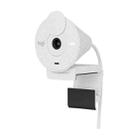 Logitech Brio 300 2MP 1080P Full HD IP Camera with Noise Reduction Microphone (White) - 1
