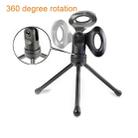 Yanmai SF666 Professional Condenser Sound Recording Microphone with Tripod Holder, Cable Length: 1.3m, Compatible with PC and Mac for Live Broadcast Show, KTV, etc.(Black) - 5