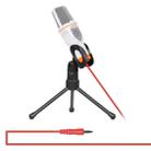 Yanmai SF666 Professional Condenser Sound Recording Microphone with Tripod Holder, Cable Length: 1.3m, Compatible with PC and Mac for Live Broadcast Show, KTV, etc.(White) - 1