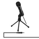 Yanmai SF-910 Professional Condenser Sound Recording Microphone with Tripod Holder, Cable Length: 2.0m, Compatible with PC and Mac for Live Broadcast Show, KTV, etc.(Black) - 1