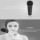 Yanmai SF-910 Professional Condenser Sound Recording Microphone with Tripod Holder, Cable Length: 2.0m, Compatible with PC and Mac for Live Broadcast Show, KTV, etc.(Black) - 3