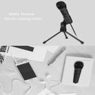 Yanmai SF-910 Professional Condenser Sound Recording Microphone with Tripod Holder, Cable Length: 2.0m, Compatible with PC and Mac for Live Broadcast Show, KTV, etc.(White) - 5