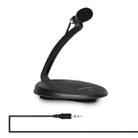 Yanmai SF-911 Professional Condenser Sound Recording 3.5mm Jack Microphone with Base Holder, Cable Length: 1.5m, Compatible with PC and Mac for Live Broadcast Show, KTV, etc.(Black) - 1