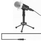Yanmai Y20 Professional Game Condenser Microphone  with Tripod Holder, Cable Length: 1.8m, Compatible with PC and Mac for  Live Broadcast Show, KTV, etc.(Black) - 1