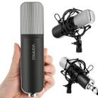 Yanmai Q8 Professional Game Condenser Sound Recording Microphone with Holder, Compatible with PC and Mac for  Live Broadcast Show, KTV, etc.(Black) - 3