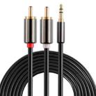 3m Gold Plated 3.5mm Jack to 2 x RCA Male Stereo Audio Cable - 1