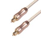 QHG02 SPDIF 1m OD6.0mm  Toslink FIBER Male to Male Digital Optical Audio Cable - 1