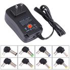 US Plug Universal 30W Power Wall Plug-in Adapter with 5V 2.1A USB Port, Tips: 6 PCS, Cable Length: About 1.2m - 1