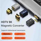 8K 60Hz HDMI Female to DP Male Magnetic Adapter (Blue) - 4