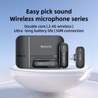 YESIDO KR17 2 in 1 Wireless Lavalier Microphone Type-C Receiver with Charging Box - 2