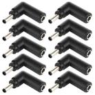 10 PCS 4.5 x 3.0mm Female to 4.5 x 3.0mm Male Plug Elbow Adapter Connector - 1