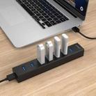 ORICO H7013-U3 ABS Material Desktop 7 Ports USB 3.0 HUB with 1m USB Cable(Black) - 6