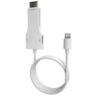 NK-1078 8 Pin to HDMI Male + USB Female Adapter Cable, Length：1m - 1