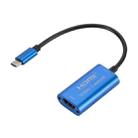 CJK025 USB-C / Type-C Male to HDMI Female Audio Video Capture Card - 1