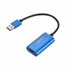 CJK0266 USB3.0 Male to HDMI Female Audio Video Capture Card - 1