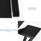 Portable 360 Degree Adjustable Foldable Aluminium Alloy Desk Stand with Double CPU Fans & Mouse Pad for Laptop / Notebook, Desk Size: 420mm x 260mm (Red) - 7