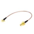 15cm SMA Female to MCX Male Right Angle Adapter RF Coaxial Coax RG316 Cable - 1