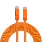 3m CAT6 Ultra-thin Flat Ethernet Network LAN Cable, Patch Lead RJ45 (Orange) - 1