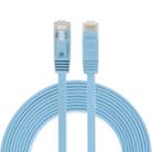 3m CAT6 Ultra-thin Flat Ethernet Network LAN Cable, Patch Lead RJ45 (Blue) - 1