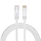 3m CAT6 Ultra-thin Flat Ethernet Network LAN Cable, Patch Lead RJ45 (White) - 1