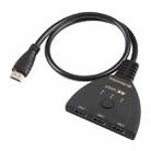 3 x 1 4K 60Hz HDMI Bi-Direction Switcher with Pigtail HDMI Cable - 1
