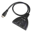 3 x 1 4K 60Hz YUV4:4:4 HDR HDMI Switcher with Pigtail HDMI Cable - 1