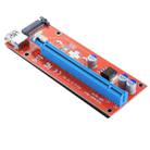 USB 3.0 PCI-E Express 1x to 16x PCI-E Extender Riser Card Adapter 15 Pin SATA Power with USB Cable - 2