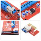 USB 3.0 PCI-E Express 1x to 16x PCI-E Extender Riser Card Adapter 15 Pin SATA Power with USB Cable - 5