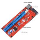 USB 3.0 PCI-E Express 1x to 16x PCI-E Extender Riser Card Adapter 15 Pin SATA Power with USB Cable - 7