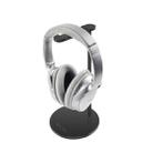 NB-Z3 Aluminum Alloy + Leather + Silicone Material Headphone Holder / Headset Stand(Black) - 4