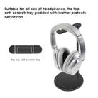 NB-Z3 Aluminum Alloy + Leather + Silicone Material Headphone Holder / Headset Stand(Black) - 8