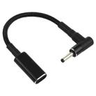 PD 100W 18.5-20V 3.0 x 1.0mm Elbow to USB-C / Type-C Adapter Nylon Braid Cable - 1