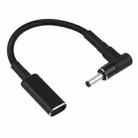 PD 100W 18.5-20V 4.0 x 1.35mm Elbow to USB-C / Type-C Adapter Nylon Braid Cable - 1