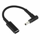 PD 100W 18.5-20V 3.5 x 1.35mm Elbow to USB-C / Type-C Adapter Nylon Braid Cable - 1