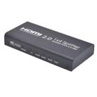 AYS-14V20 HDMI 2.0 1x4 4K Ultra HD Switch Splitter(Black) - 1