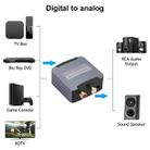 Digital to Analog 3.5 Coaxial Audio Converter, Host + USB Cable + Optical Fiber Cable - 5