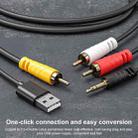 Coaxial Audio to 3.5mm + Dual RCA Converter - 6