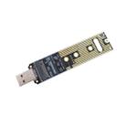 MSA7780 M.2 NVME PCI-E SSD to USB 3.1 Type-A Plug-in Adapter Card - 1