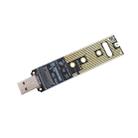 MSA7780 M.2 NVME PCI-E SSD to USB 3.1 Type-A Plug-in Adapter Card - 2